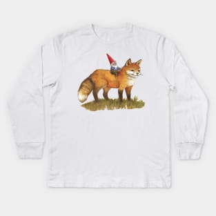 Woodland Forest Friends Kids Long Sleeve T-Shirt